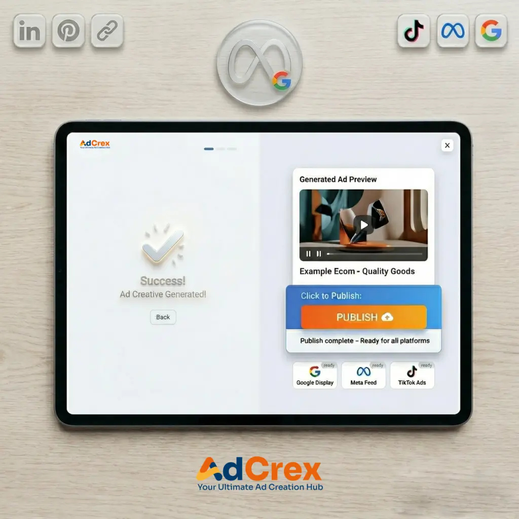 platform to publish ugc video ads, image ads and video ads across multiple channels
